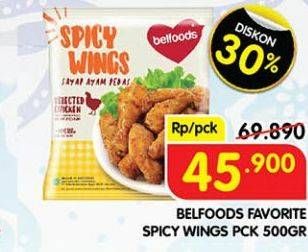 Promo Harga Belfoods Spicy Wings 500 gr - Superindo