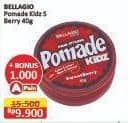 Promo Harga Bellagio Homme Pomade Kidz Strawberry 40 gr - Alfamart
