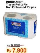 Promo Harga INDOMARET Tissue Roll 2 Ply Non Embossed 2 roll - Indomaret