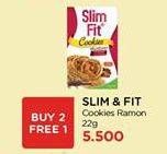 Promo Harga SLIM & FIT Cookies 22 gr - Watsons