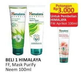 Promo Harga Himalaya Facial Wash/Purifying Neem Mask   - Alfamart