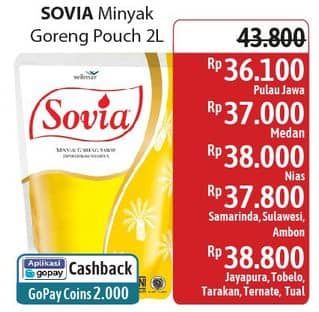 Promo Harga Sovia Minyak Goreng 2000 ml - Alfamidi