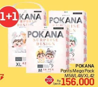 Promo Harga Pokana Baby Pants M58, L48, XL42 42 pcs - LotteMart