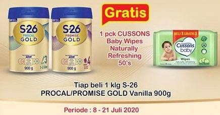 Promo Harga S26 Procal Gold/Promise Gold Susu Pertumbuhan Vanilla 900 gr - Indomaret