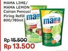 Promo Harga Mama Lime/Lemon Cairan Pencuci Piring  - Indomaret