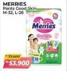 Promo Harga Merries Pants Good Skin M32, L28 28 pcs - Alfamart