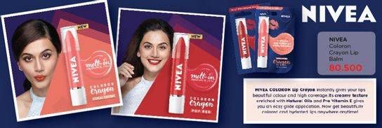 Promo Harga NIVEA Lip Crayon  - Watsons