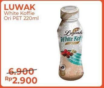 Promo Harga Luwak White Koffie Ready To Drink Original 220 ml - Alfamart