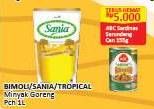 BIMOLI/ SANIA/ TROPICAL Minyak Goreng Pouch 1 Liter
