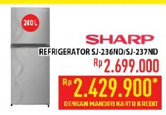 Promo Harga SHARP SJ-236 ND/SJ-237 ND  - Hypermart