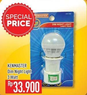 Promo Harga KENMASTER Dim Night Light 3W  - Hypermart