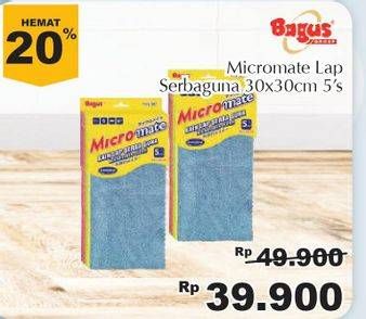 Promo Harga BAGUS Micromate Lap Serbaguna 5 pcs - Giant