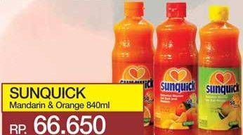 Promo Harga SUNQUICK Minuman Sari Buah Orange, Mandarin 840 ml - Yogya
