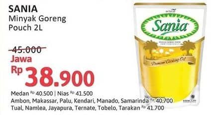Promo Harga Sania Minyak Goreng 2000 ml - Alfamidi