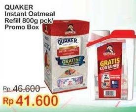 Promo Harga Quaker Oatmeal 800 gr - Indomaret