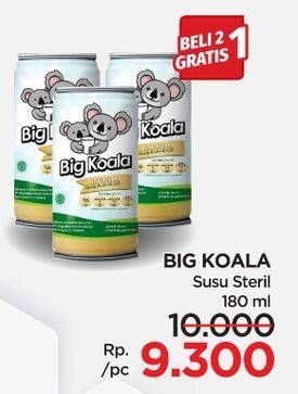 Promo Harga Big Koala Susu Steril 180 ml - Lotte Grosir