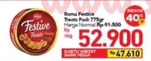 Promo Harga ROMA Festive Treats 765 gr - Carrefour