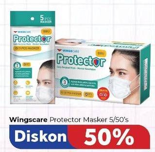 Promo Harga Wings Care Protector Daily Masker Kesehatan  - Carrefour