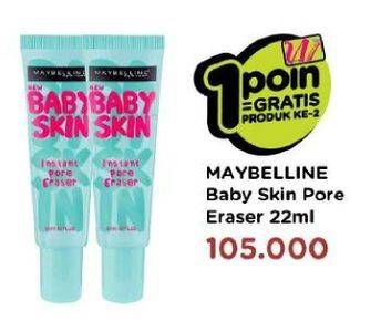 Promo Harga MAYBELLINE Baby Skin Pore Eraser 22 ml - Watsons
