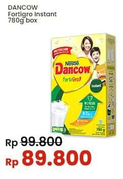 Promo Harga Dancow FortiGro Susu Bubuk Instant 800 gr - Indomaret