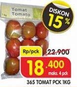 Promo Harga 365 Tomat 1 kg - Superindo