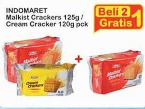 Promo Harga Crackers 120/125g  - Indomaret