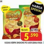 Promo Harga Kusuka Keripik Singkong All Variants 60 gr - Superindo