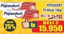 Promo Harga PEPSODENT Pasta Gigi Pencegah Gigi Berlubang per 2 pcs 190 gr - Hypermart
