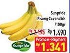 Promo Harga SUNPRIDE Pisang Cavendish per 100 gr - Hypermart