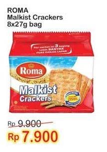 Promo Harga ROMA Malkist 8 pcs - Indomaret