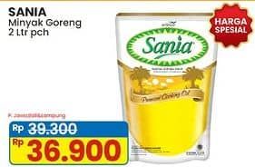 Promo Harga Sania Minyak Goreng 2000 ml - Indomaret