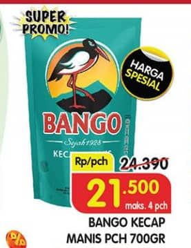 Promo Harga Bango Kecap Manis 700 gr - Superindo