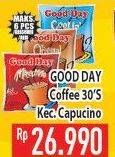 Promo Harga Good Day Instant Coffee 3 in 1 Kecuali Cappucino 30 pcs - Hypermart