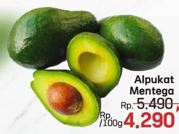 Promo Harga Alpukat Mentega per 100 gr - LotteMart