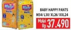 Promo Harga Baby Happy Body Fit Pants M34, L30, XL26, XXL24  - Hypermart