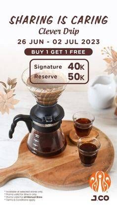 Promo Harga JCO Coffee Drip  - JCO