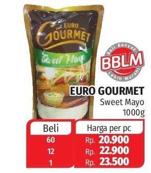 Promo Harga EURO GOURMET Mayonnaise Sweet 1 kg - Lotte Grosir