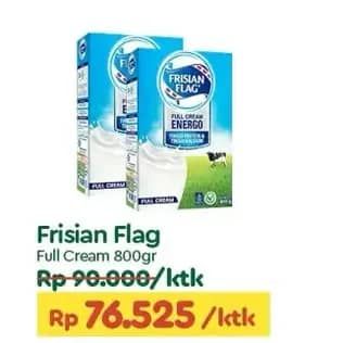 Promo Harga Frisian Flag Susu Bubuk Full Cream 800 gr - TIP TOP