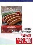 Promo Harga HANZEL Bratwurst Original 360 gr - Hypermart