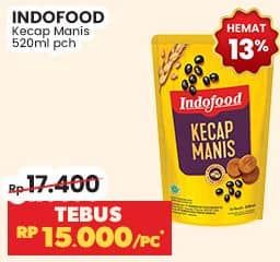 Promo Harga Indofood Kecap Manis 520 ml - Indomaret