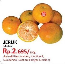 Promo Harga Jeruk Medan per 100 gr - Yogya