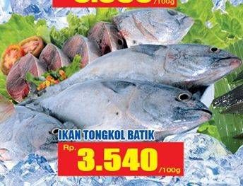 Promo Harga Ikan Tongkol Batik per 100 gr - Hari Hari