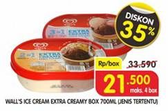 Promo Harga WALLS Ice Cream 700 ml - Superindo