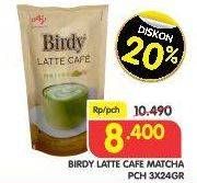 Promo Harga Birdy Latte Cafe per 3 sachet 24 gr - Superindo