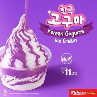 Promo Harga Richeese Factory Korean Goguma Ice Cream  - Richeese Factory