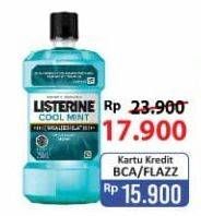 Promo Harga LISTERINE Mouthwash Antiseptic Cool Mint 250 ml - Alfamart