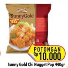 Promo Harga Sunny Gold Chicken Nugget Pop 440 gr - Hypermart