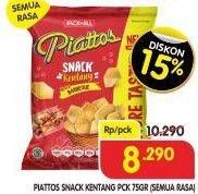 Promo Harga PIATTOS Snack Kentang All Variants 75 gr - Superindo