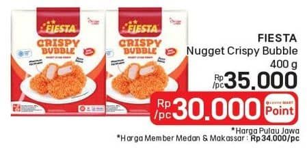Promo Harga Fiesta Naget Crispy Bubble 500 gr - LotteMart