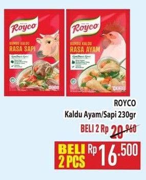Promo Harga Royco Penyedap Rasa Ayam, Sapi 230 gr - Hypermart